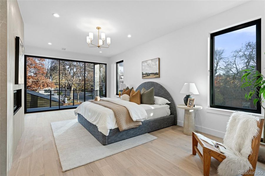 Furnished interior view inside a new home in , Denver (Image 8).