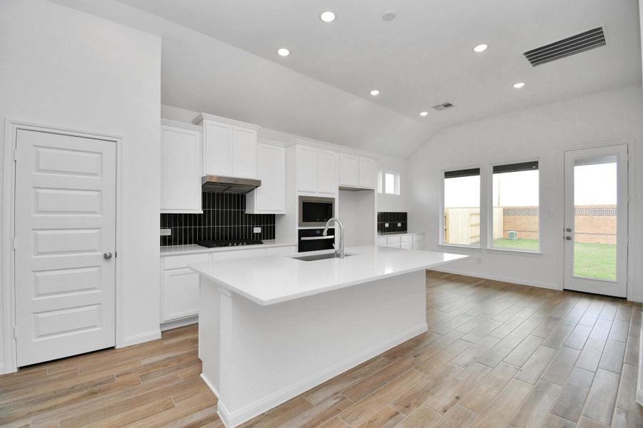 Furnished interior view inside a new home in Elyson, Katy (Image 13).
