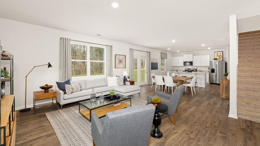 Furnished interior view inside a new home in Sheffield Highlands, Dallas (Image 14).