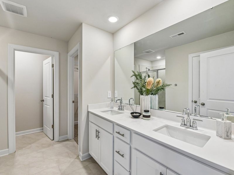 Furnished interior view inside a new home in Seattle Crossing, Shelby (Image 11).