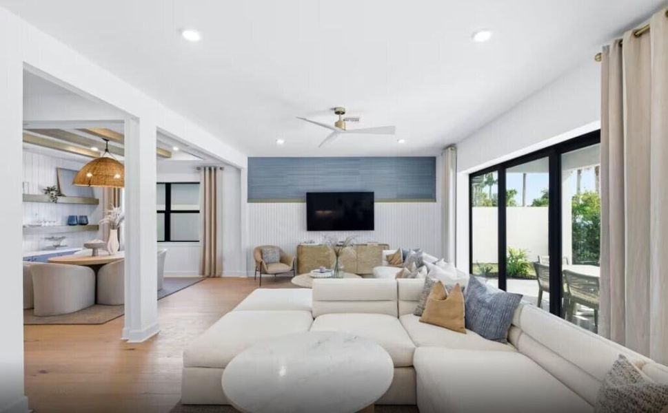 Furnished interior view inside a new home in Greyhawk Landing, Lake Worth (Image 15). Furnished interior view inside a new home in Greyhawk Landing, Lake Worth (Image 15).