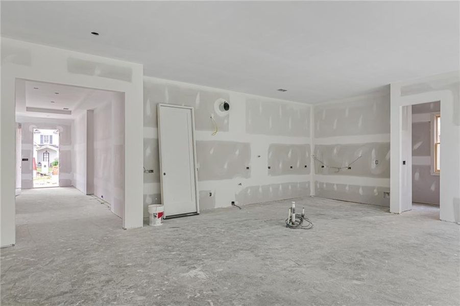 In-progress construction of a new home in , Atlanta, GA (Image 6).