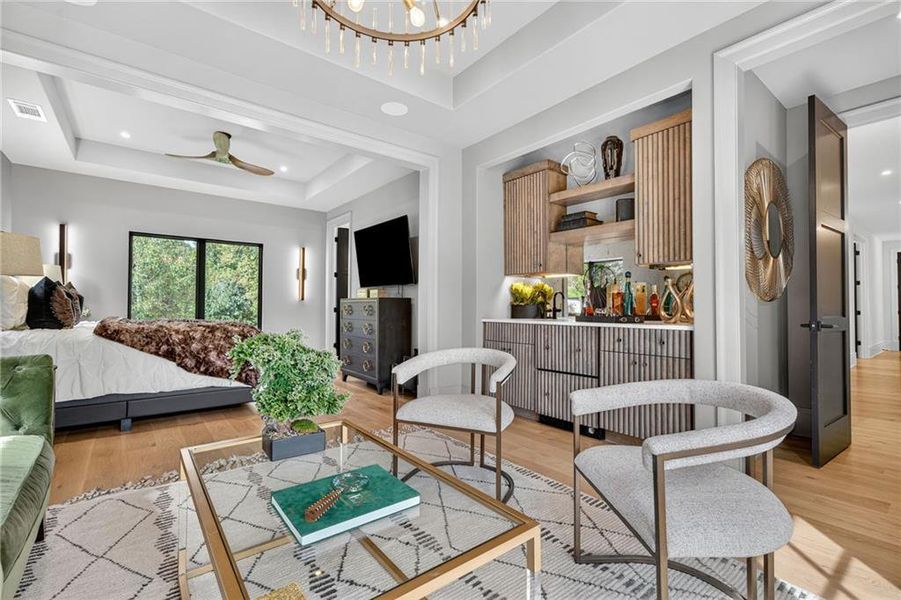 Furnished interior view inside a new home in , Atlanta (Image 71).