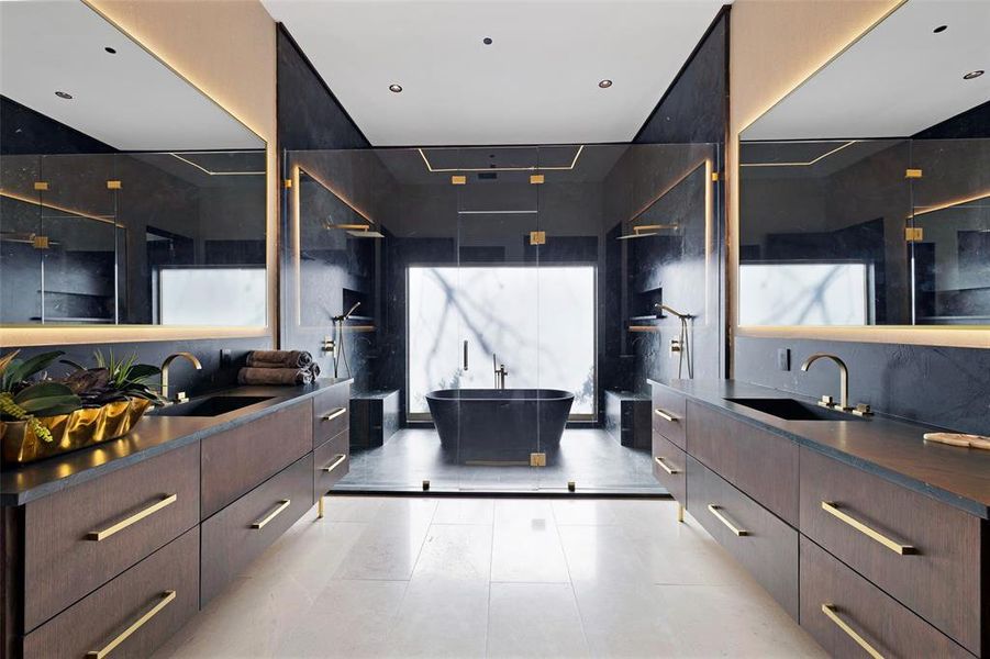 Furnished interior view inside a new home in , Dallas (Image 8).