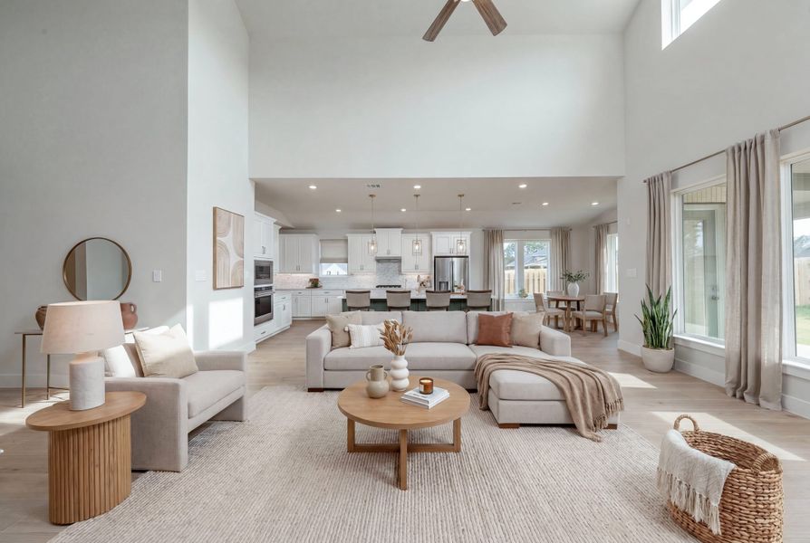 Furnished interior view inside a new home in COLTON, Montgomery (Image 7). Furnished interior view inside a new home in COLTON, Montgomery (Image 7).