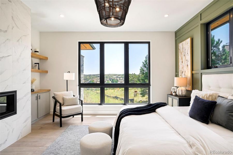 Primary suite captures the essence of Ravenna with views