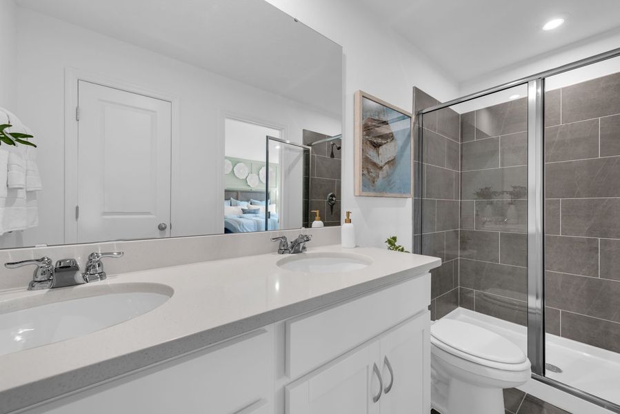 Primary Bathroom of The Rosalia at Avalon Park Tavares