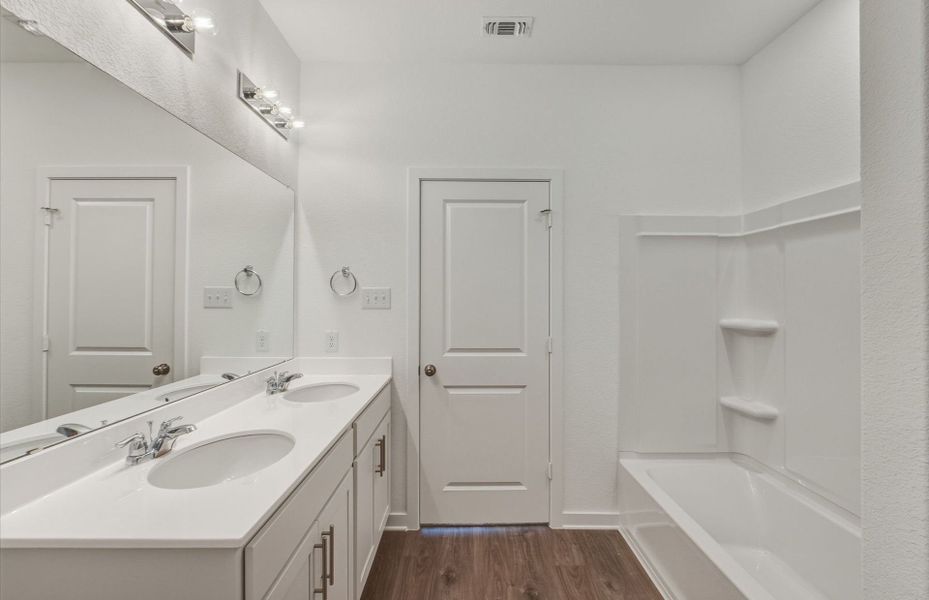 Furnished interior view inside a new home in Sonterra, Jarrell (Image 11).