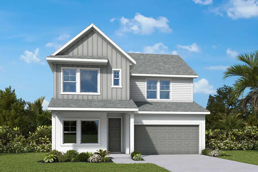 Representative exterior photo of a completed home built from the The Danica by David Weekley Homes in Soleta at Starkey Ranch – Traditional Series, Odessa, FL (Image 2). Representative exterior photo of a completed home built from the The Danica by David Weekley Homes in Soleta at Starkey Ranch – Traditional Series, Odessa, FL (Image 2).