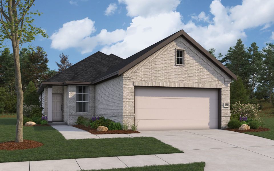 Rendering of floor plan. Colors and features may differ from shown representation.