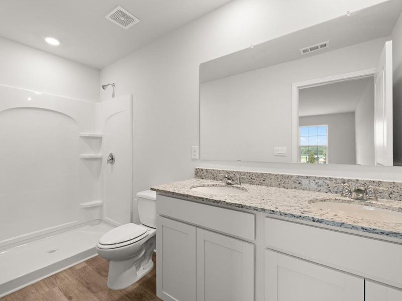 Furnished interior view inside a new home in Woodbury Park, Atlanta (Image 11). Furnished interior view inside a new home in Woodbury Park, Atlanta (Image 11).