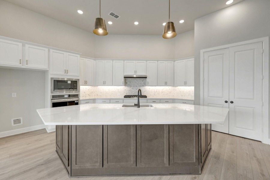 Furnished interior view inside a new home in Brookewater - Ascent Collection, Rosenberg (Image 8).