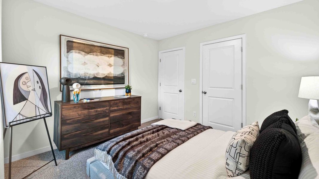 Furnished interior view inside a new home in The Falls at Newton, Newton (Image 25).