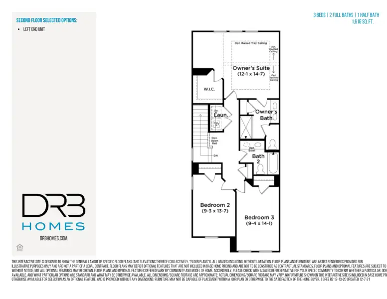 2D floor plan layout of this home in Marion Square, Greenville, SC (Image 4).