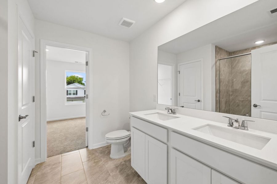 Furnished interior view inside a new home in Highlands of Carter's Station, Columbia (Image 5).