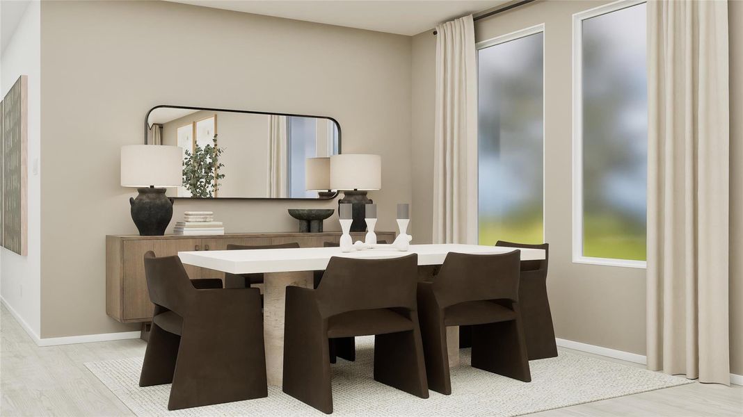 Furnished interior view inside a new home in Elm Creek, Elgin (Image 24).