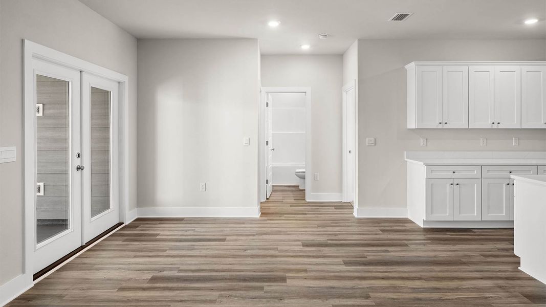 Representative unfurnished interior of a home built from the The Mckenzie by D.R. Horton in Liberty, Panama City (Image 25).