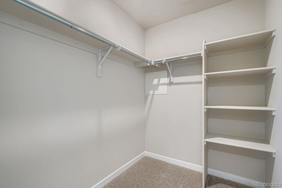 large walk in closet