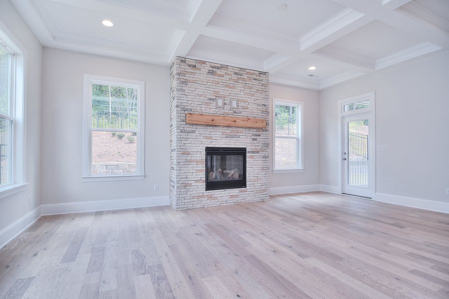 Representative unfurnished interior of a home built from the St Andrews by Greybrook Homes in Edmunds Farm, Clover (Image 39).
