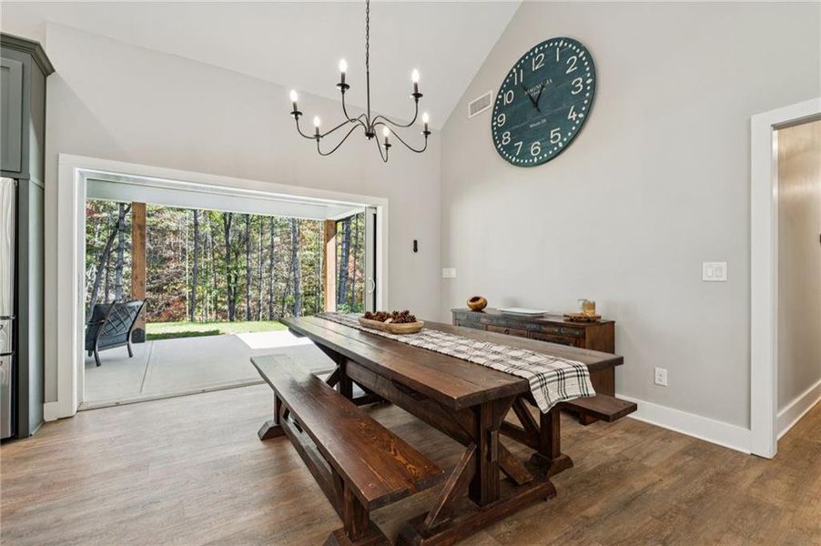 Furnished interior view inside a new home in , Dahlonega (Image 16). Furnished interior view inside a new home in , Dahlonega (Image 16).