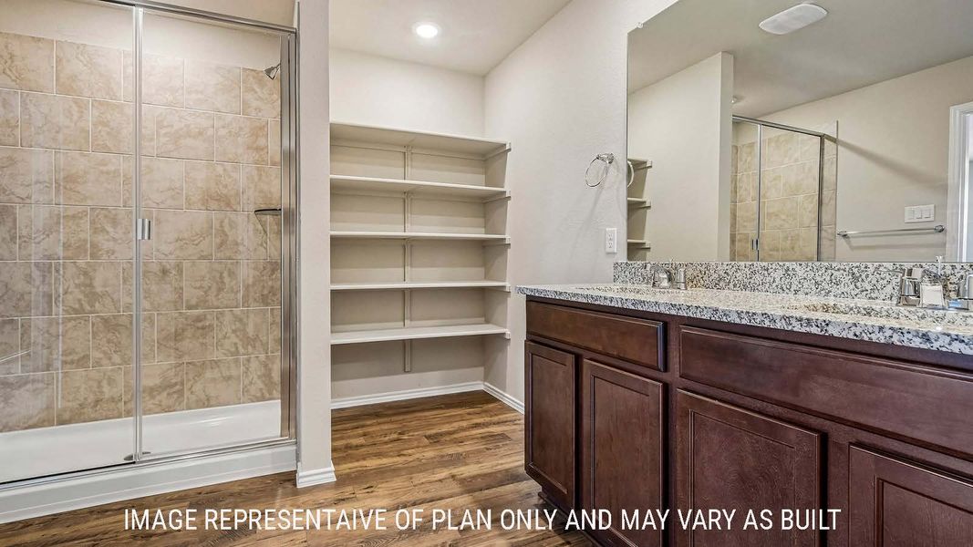 Furnished interior view inside a new home in Eagles Landing, Waco (Image 10).