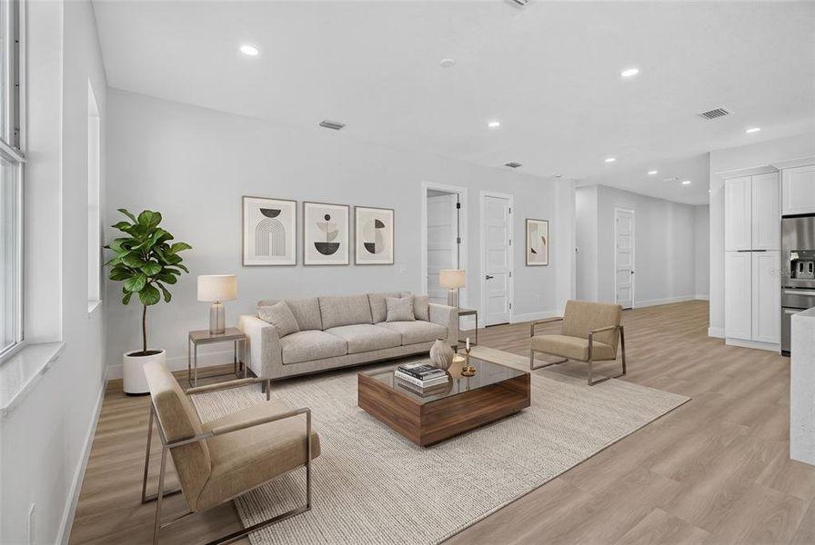 Furnished interior view inside a new home in , Pinellas Park (Image 16).