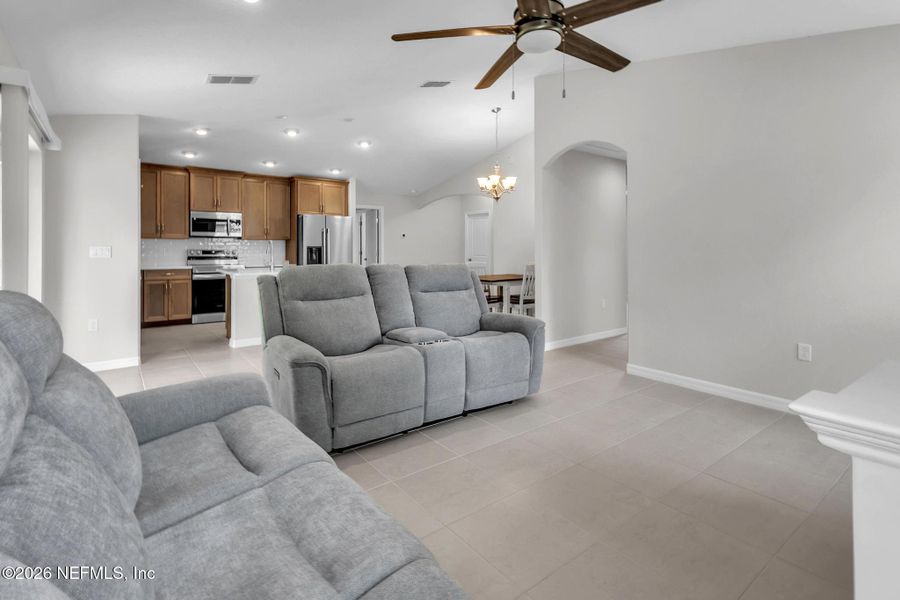 Furnished interior view inside a new home in , Palm Coast (Image 9).