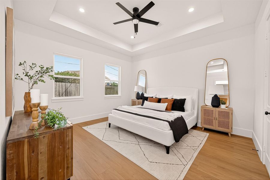 Furnished interior view inside a new home in , Tomball (Image 9).