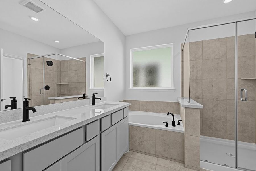 Furnished interior view inside a new home in North Sky Celina, Celina (Image 6). Furnished interior view inside a new home in North Sky Celina, Celina (Image 6).
