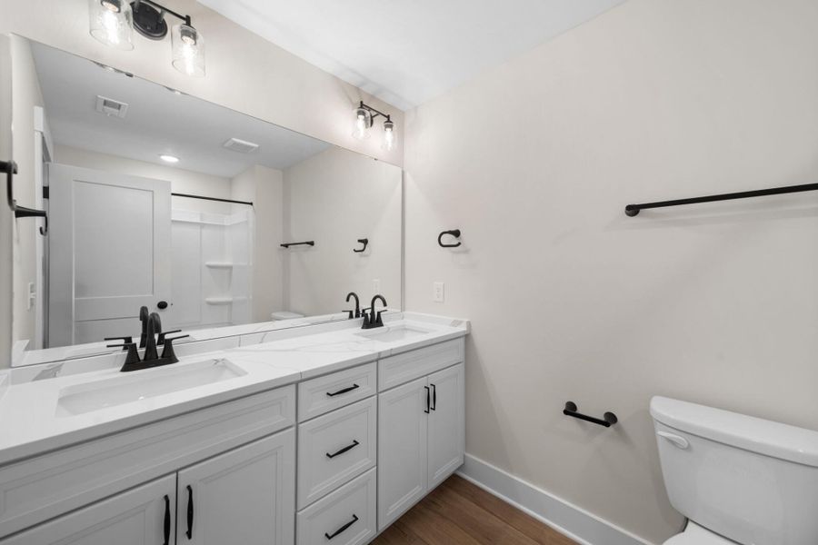 Furnished interior view inside a new home in Harbor Crossing, Greensboro (Image 9). Furnished interior view inside a new home in Harbor Crossing, Greensboro (Image 9).