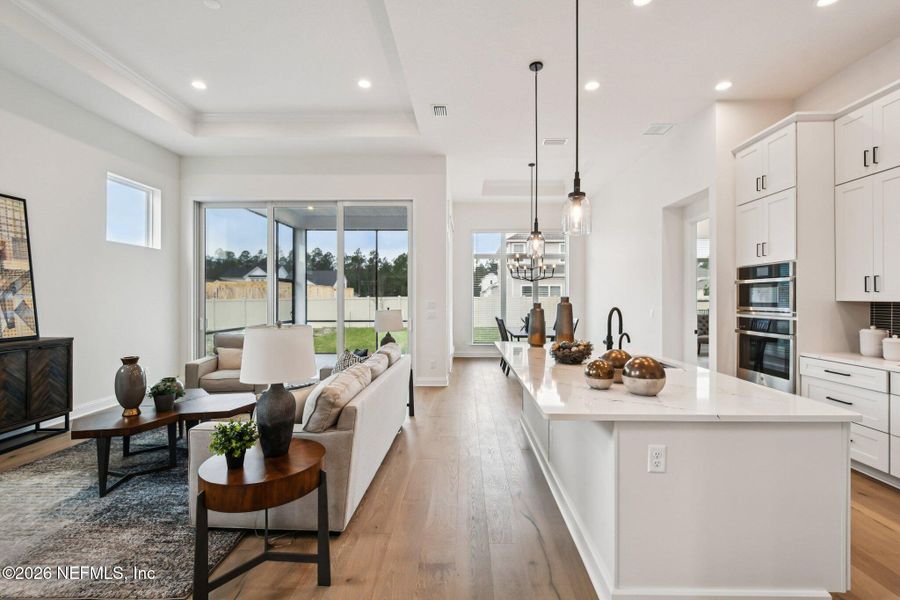 Furnished interior view inside a new home in Nocatee, Ponte Vedra (Image 55).