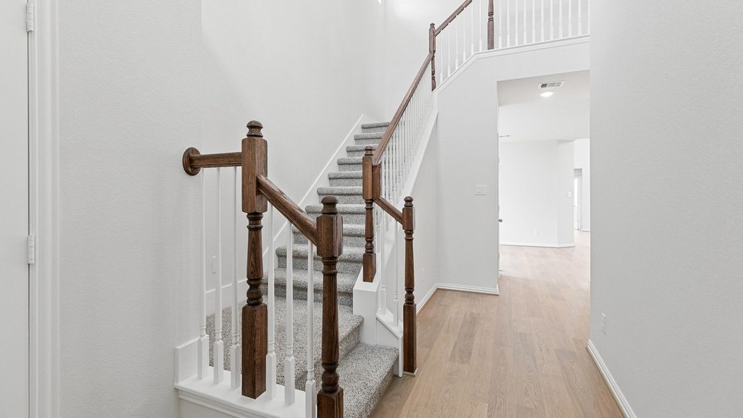 Representative furnished interior of a home built from the Wayfinder by Brightland Homes in Bridgeland Creekland Village, Cypress (Image 5).