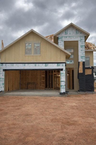 In-progress construction of a new home in Escondido, Magnolia, TX (Image 4).