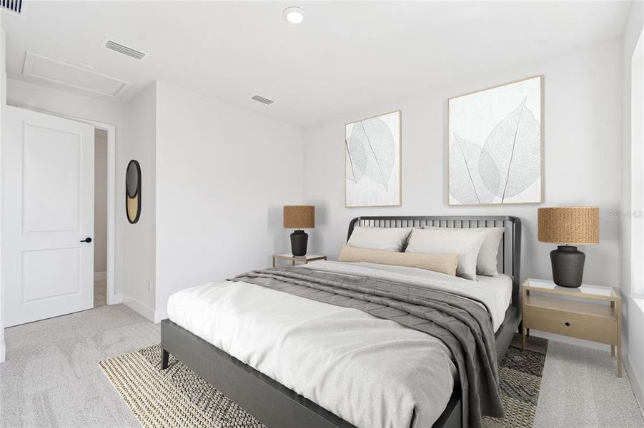 Furnished interior view inside a new home in Persimmon Park - Garden Series, Wesley Chapel (Image 10).