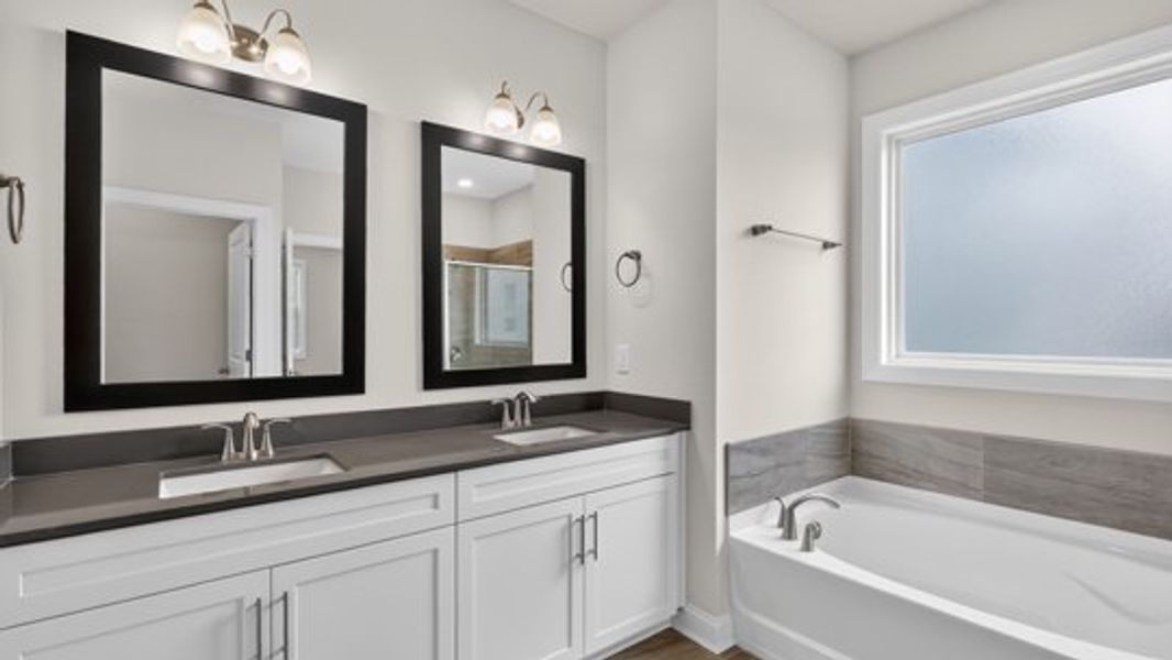 Furnished interior view inside a new home in The Manors at Haywood Glen, Knightdale (Image 5).