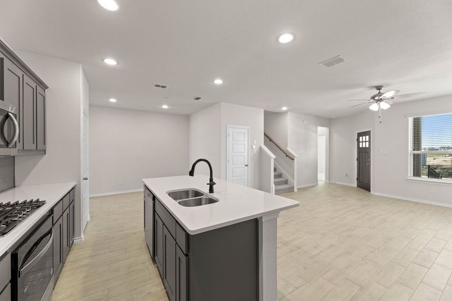 Front exterior of a new home in Creekshaw, Royse City, TX, highlighting curb appeal (Image 12).