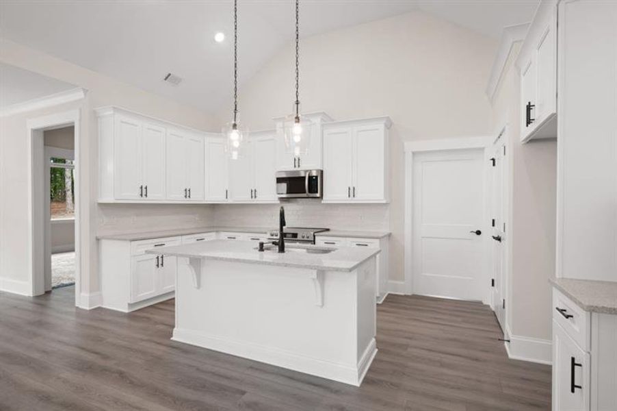 Furnished interior view inside a new home in , Dallas (Image 4).