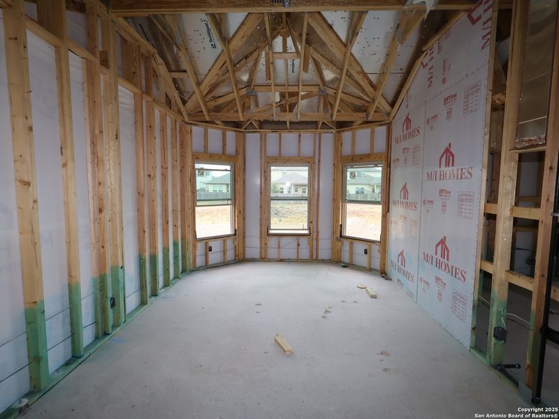 In-progress construction of a new home in Winding Brook, San Antonio, TX (Image 25).