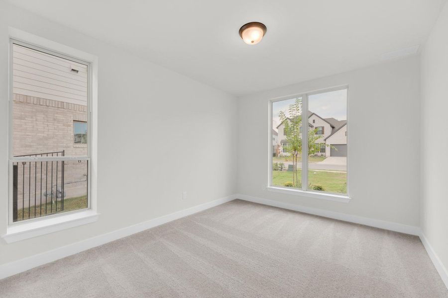 Spacious, unfurnished interior of a new home in Santa Rita Ranch - 60', Liberty Hill (Image 29). Spacious, unfurnished interior of a new home in Santa Rita Ranch - 60', Liberty Hill (Image 29).