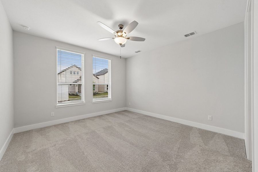 Representative unfurnished interior of a home built from the Harwood by Landon Homes in Dominion at Brookhollow, Prosper (Image 26). Representative unfurnished interior of a home built from the Harwood by Landon Homes in Dominion at Brookhollow, Prosper (Image 26).