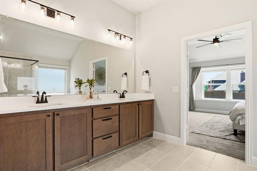 Furnished interior view inside a new home in Hayes Crossing, Midlothian (Image 9).