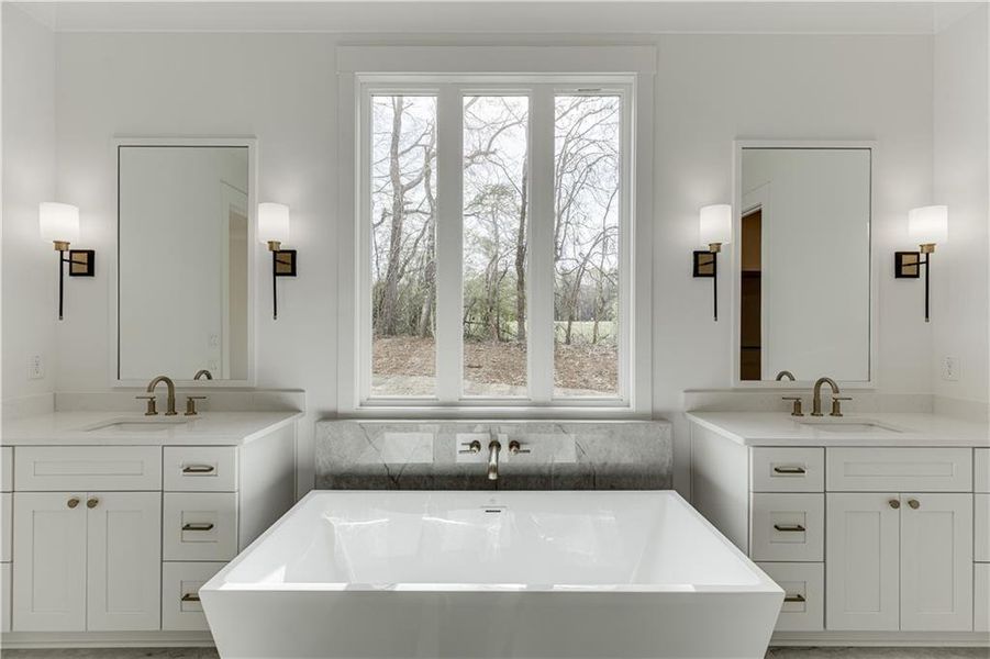 Furnished interior view inside a new home in , Pendergrass (Image 9).