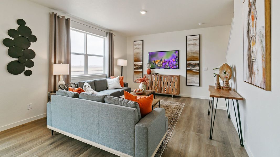 Furnished interior view inside a new home in Vista Meadows, Fort Lupton (Image 9).
