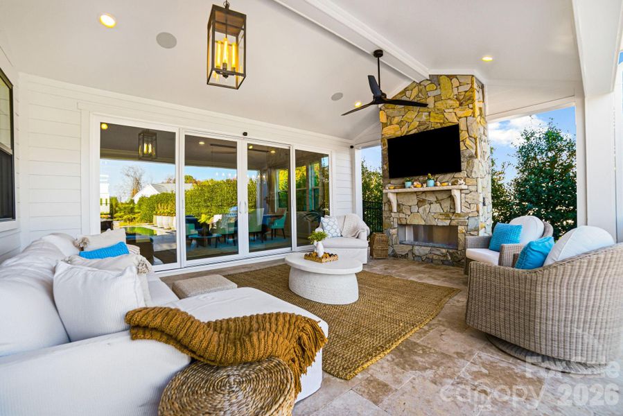 Furnished interior view inside a new home in , Huntersville (Image 36).