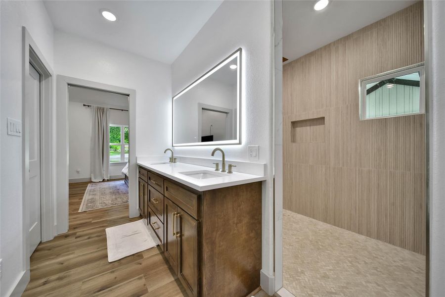 Furnished interior view inside a new home in , Splendora (Image 25).