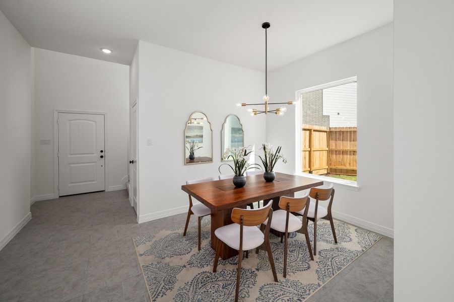 Furnished interior view inside a new home in , Missouri City (Image 8).