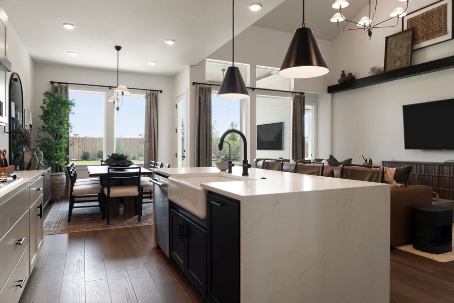 Furnished interior view inside a new home in Lagos Reserve, Manor (Image 25).