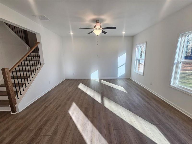 Spacious, unfurnished interior of a new home in The Estates at Casteel, Bethlehem (Image 15).