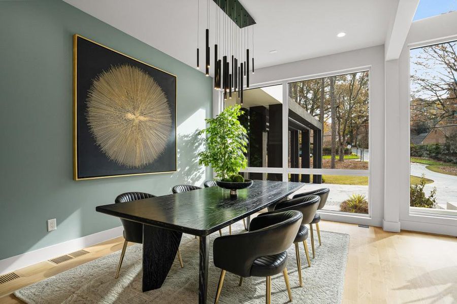 Furnished interior view inside a new home in , Decatur (Image 6).