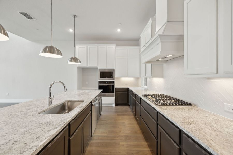 Furnished interior view inside a new home in Newman Village Townhomes, Frisco (Image 16).